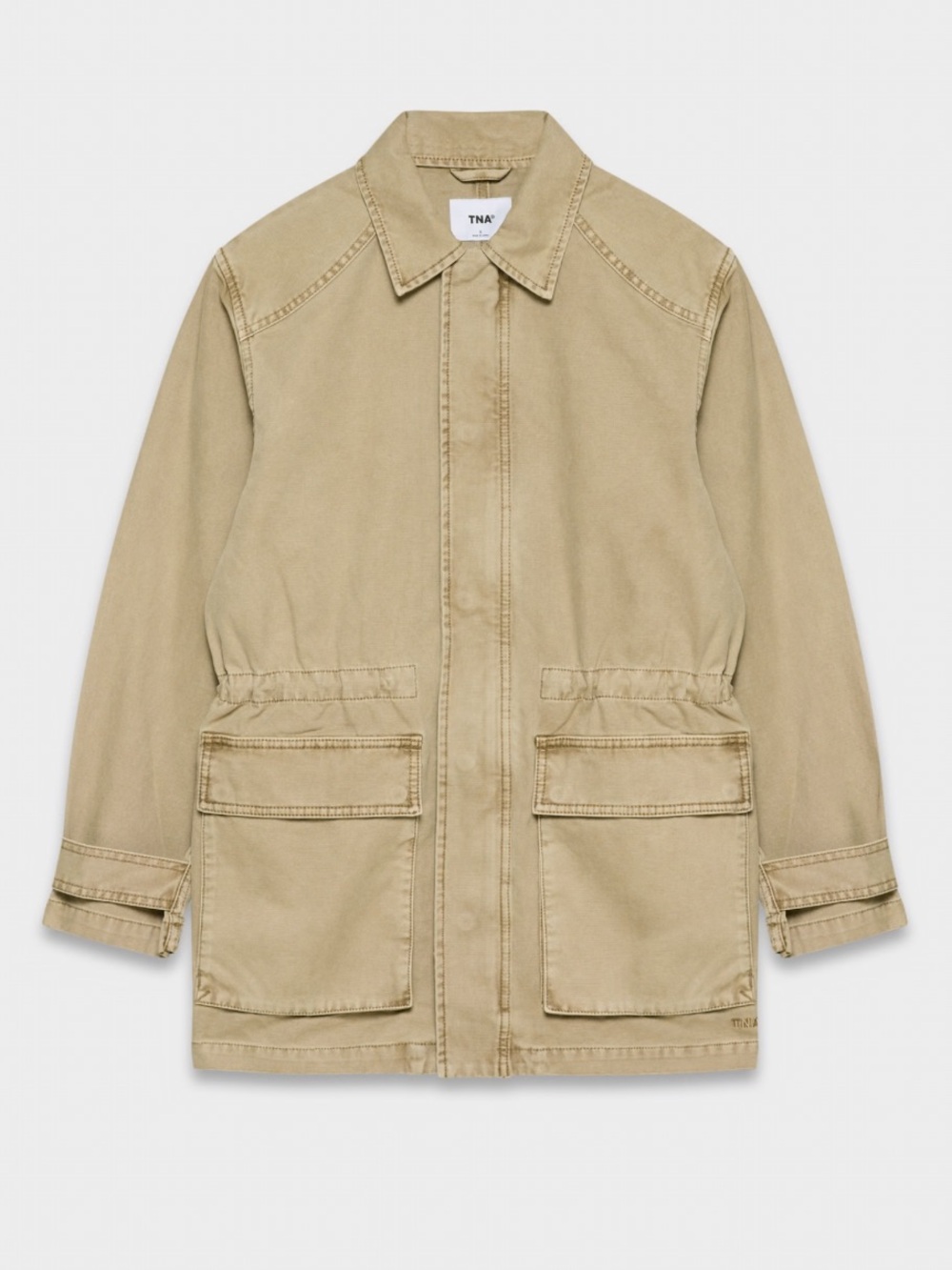 aritzia TNA Jasper Utility Field Jacket in Vintage tan Khaki